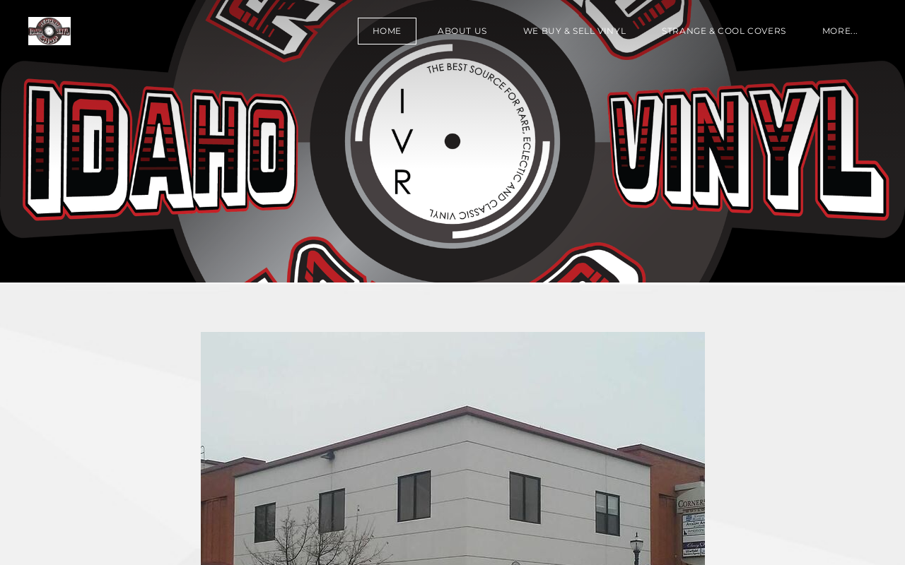 Idaho Vinyl Records website preview