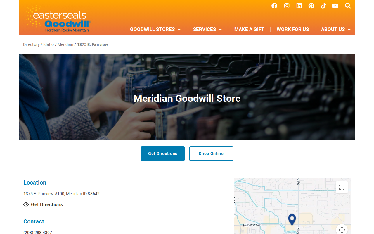 Goodwill website preview