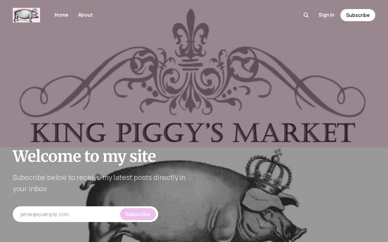 King Piggy's Market website preview