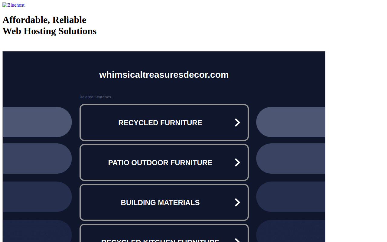 Whimsical Treasures website preview