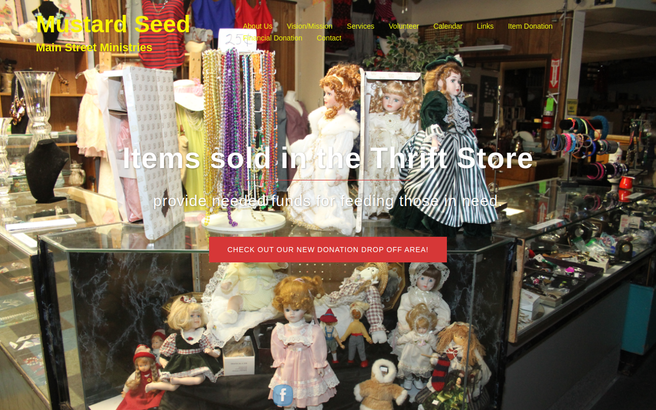Mustard Seed website preview