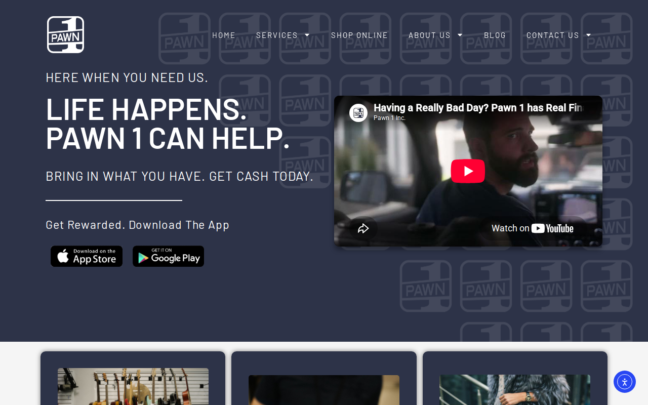 Pawn 1 Twin Falls website preview