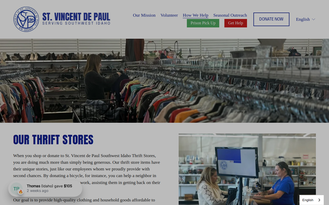 Broadway North Furniture website preview