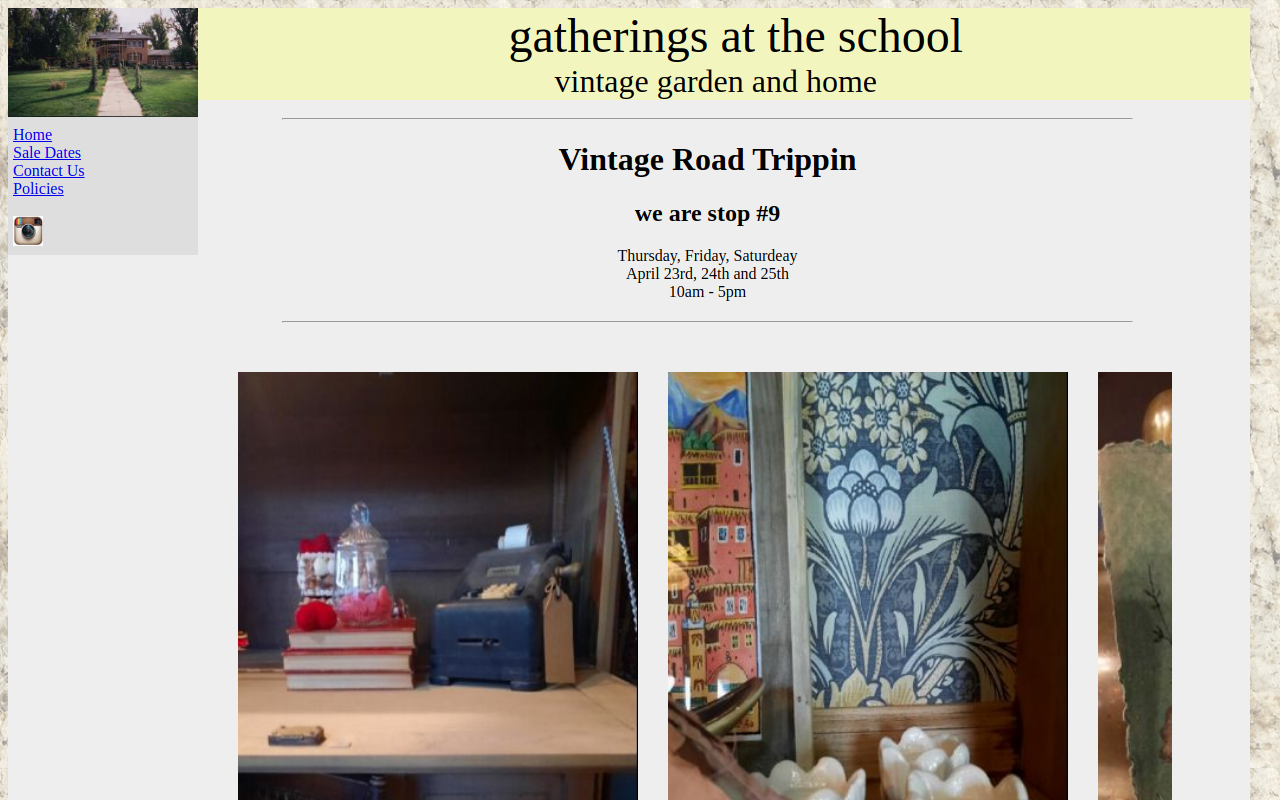 Gatherings website preview