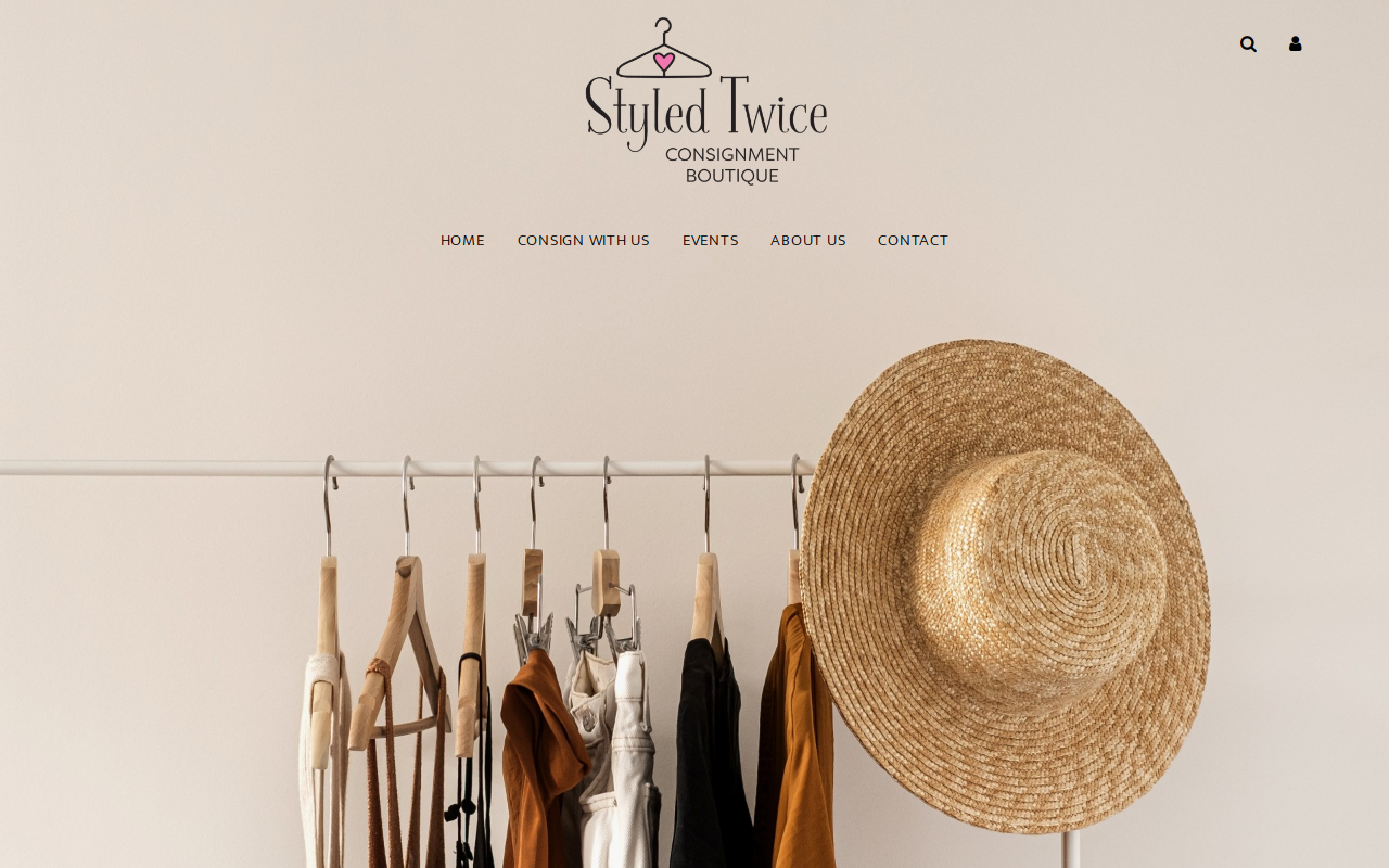 Styled Twice website preview