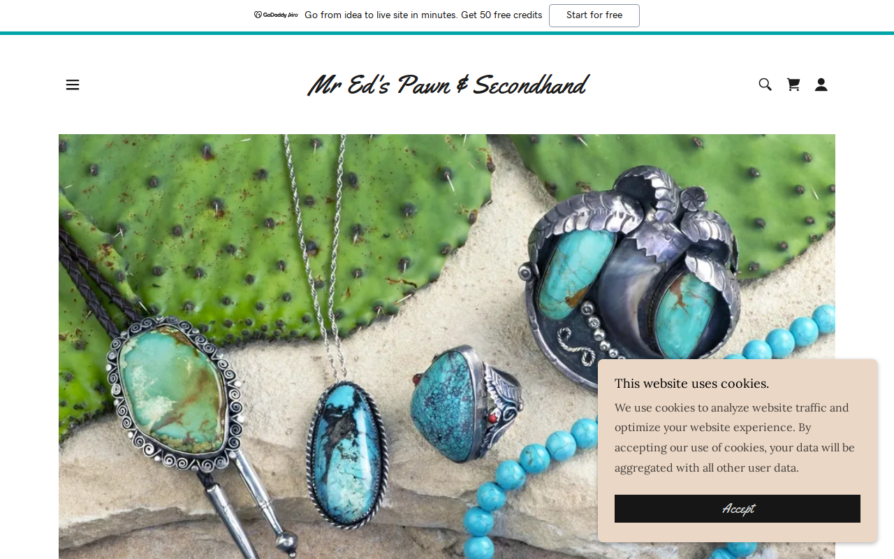 Mr Ed's Pawn website preview