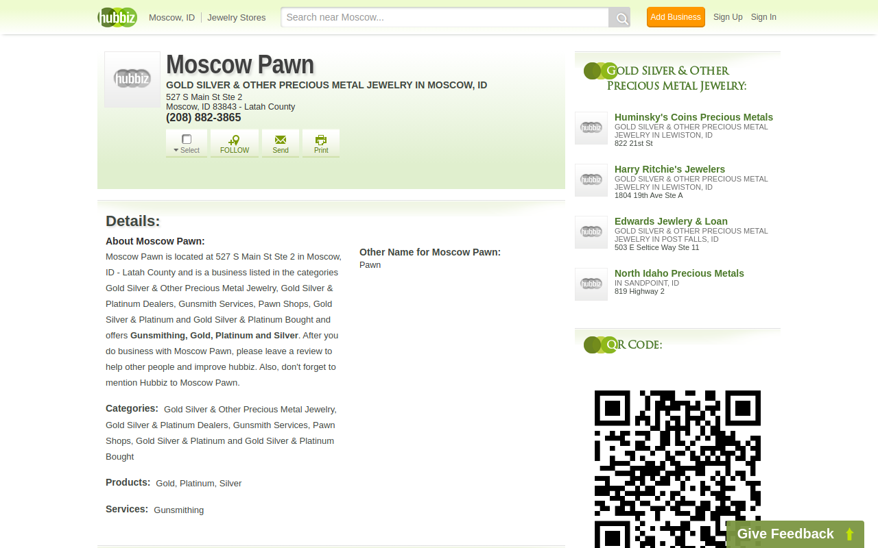 Moscow Pawn website preview