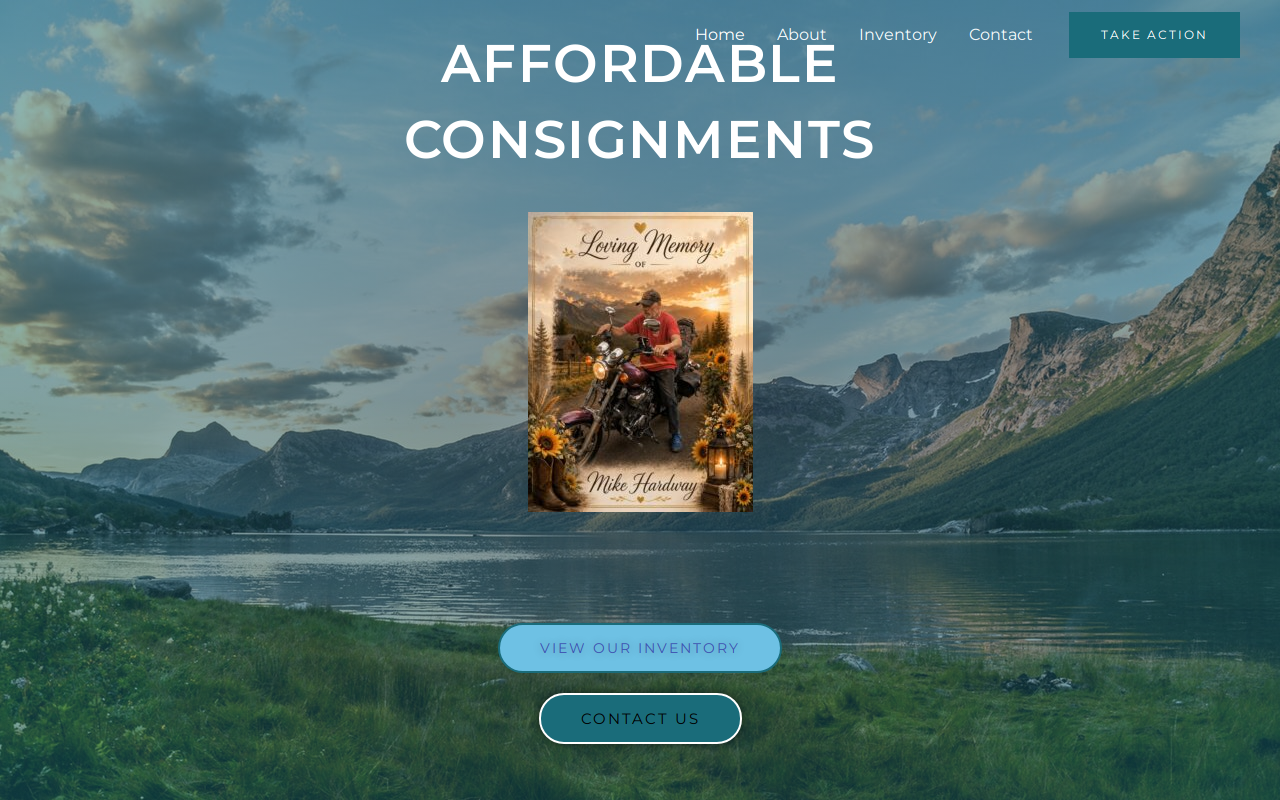 Affordable Consignments LLC website preview