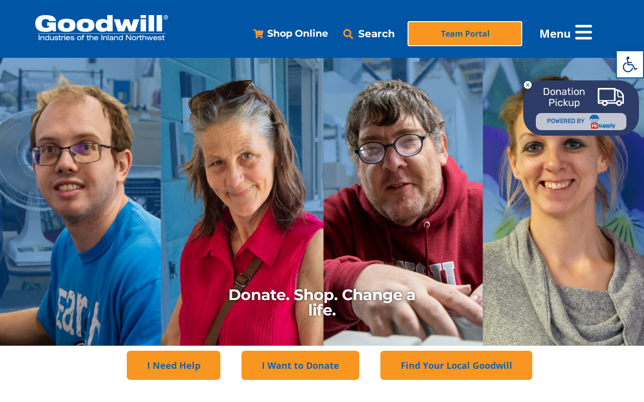 Goodwill Workforce and Family Services website preview