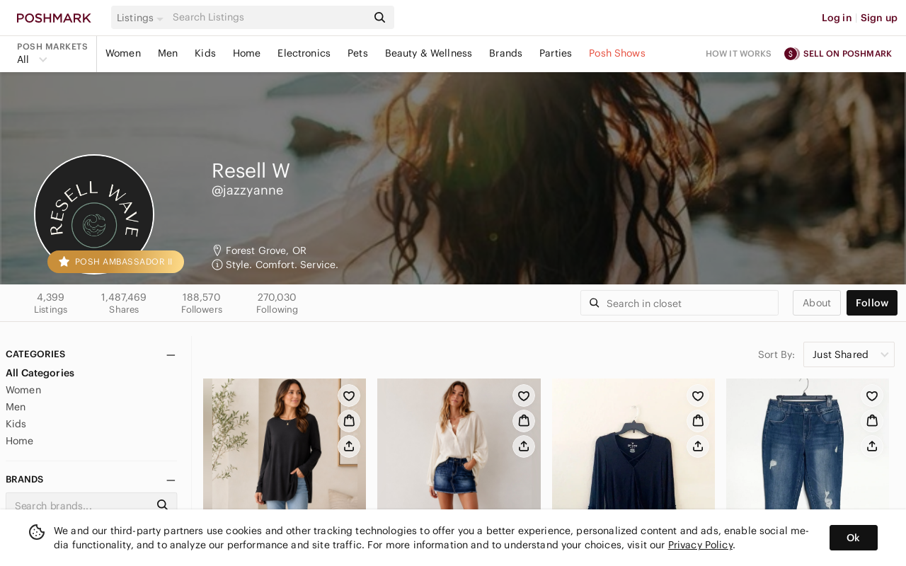 Barely Worn website preview
