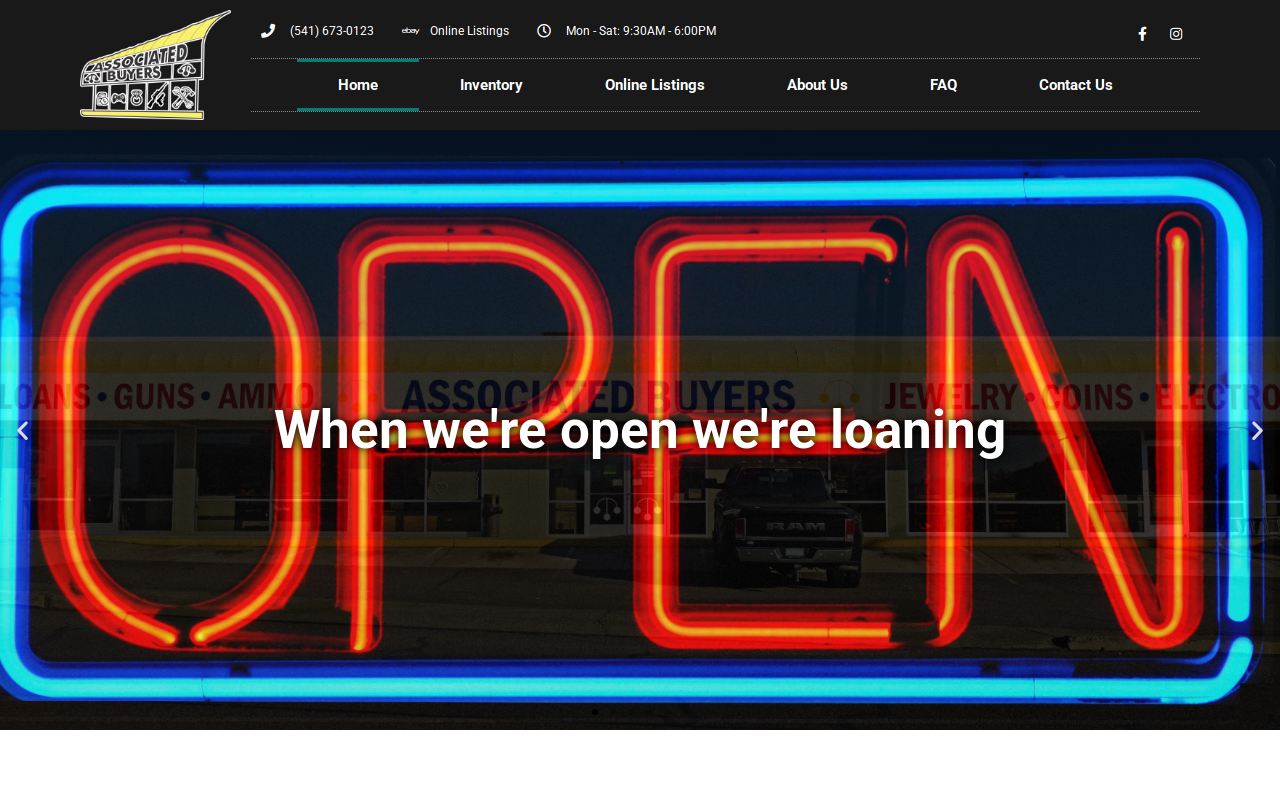Associated Buyers website preview