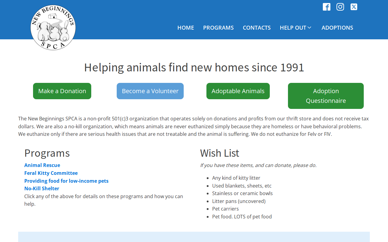 Dirt Cheap Thrift Store website preview