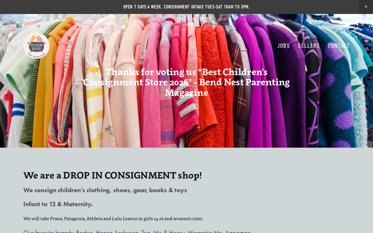Stone Soup Bend website preview
