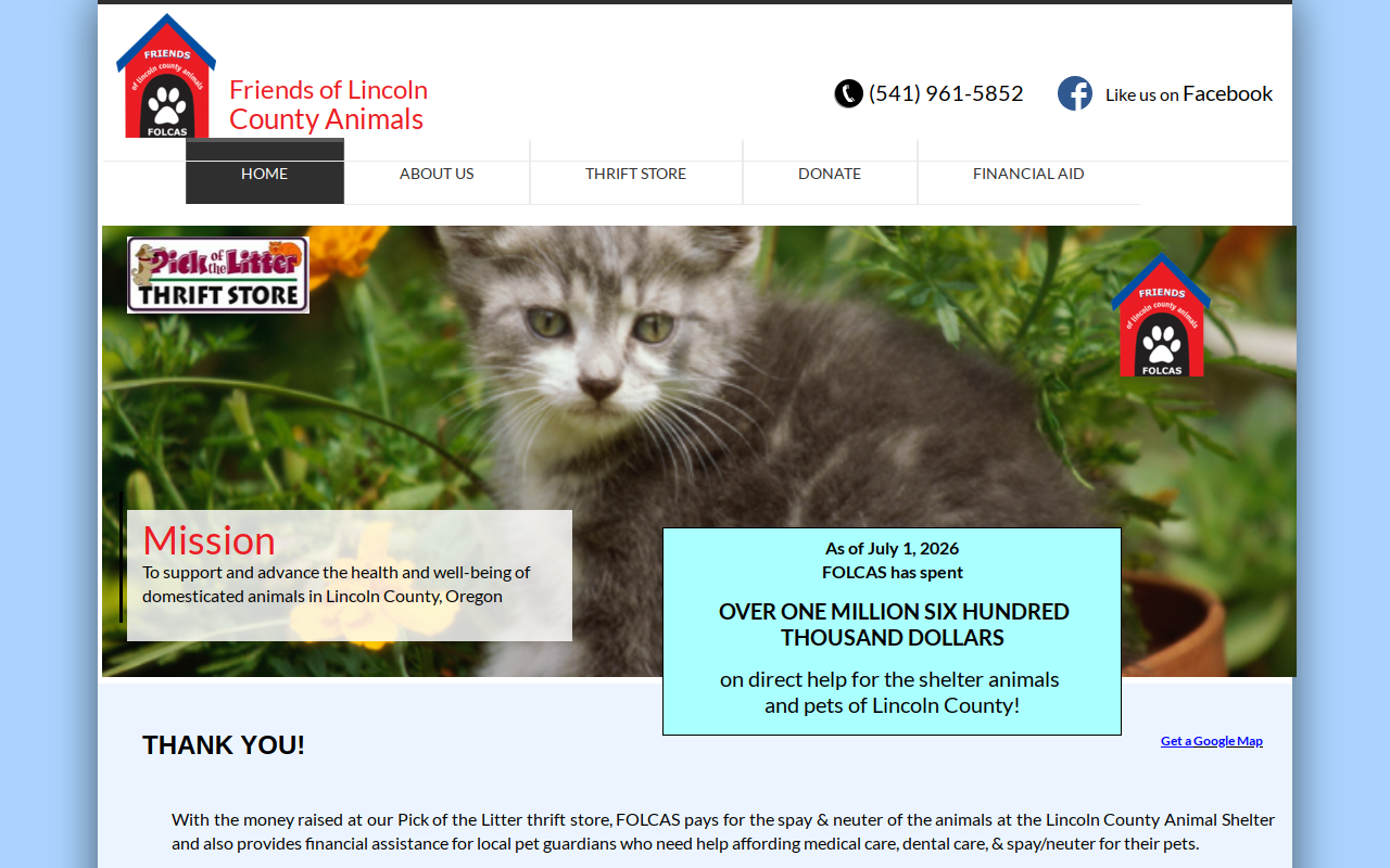 Pick of the Litter website preview