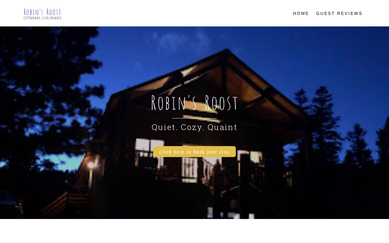Robins Roost Revived website preview