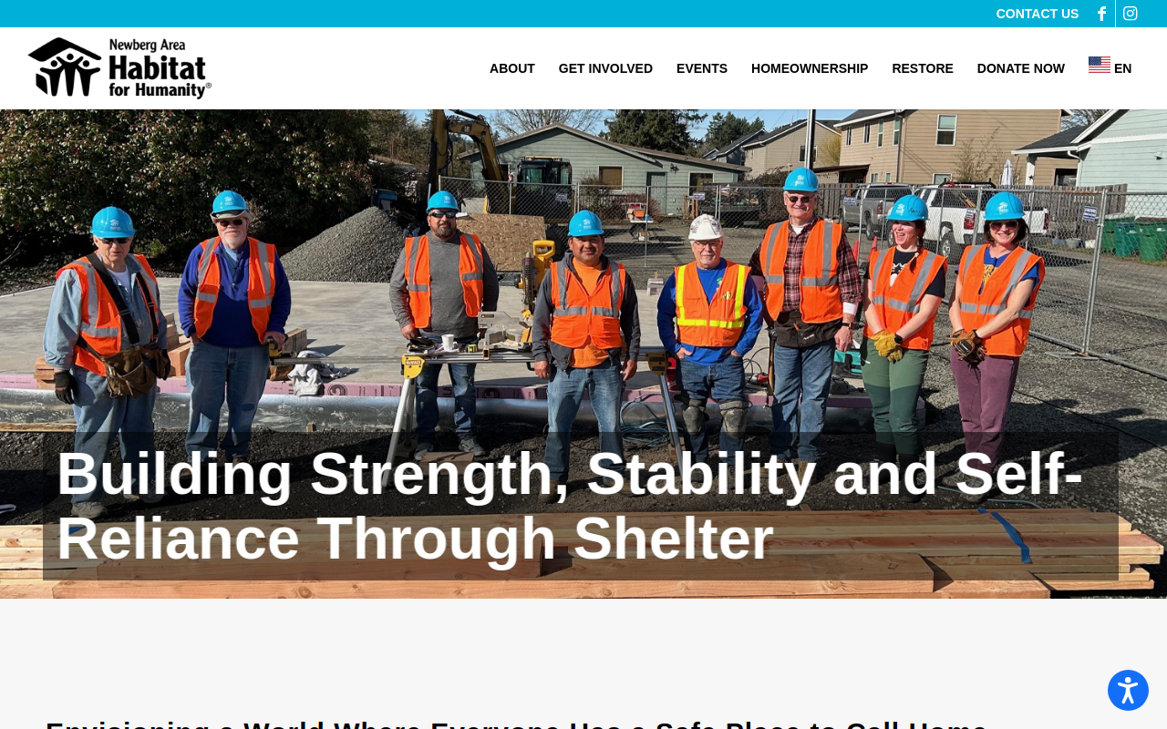 Newberg Habitat for Humanity ReStore website preview