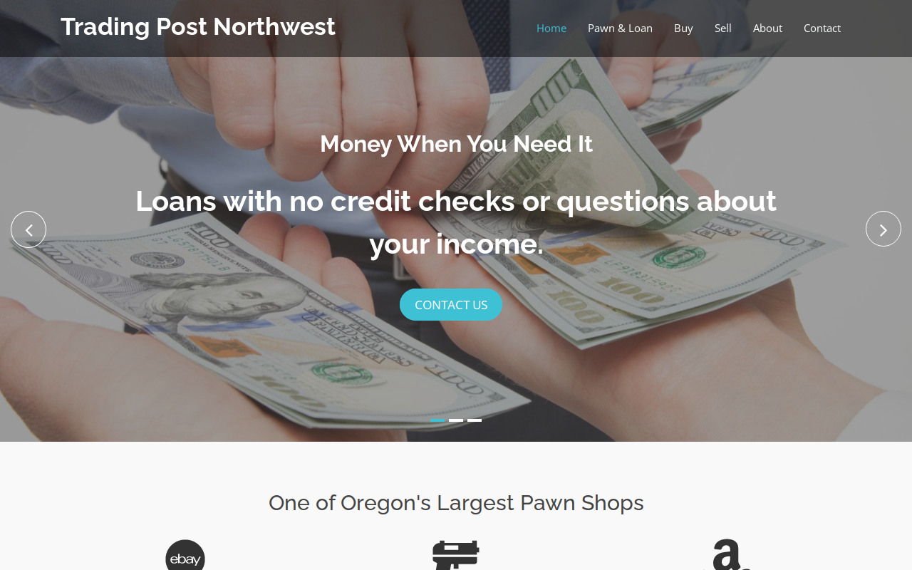 Trading Post Northwest website preview