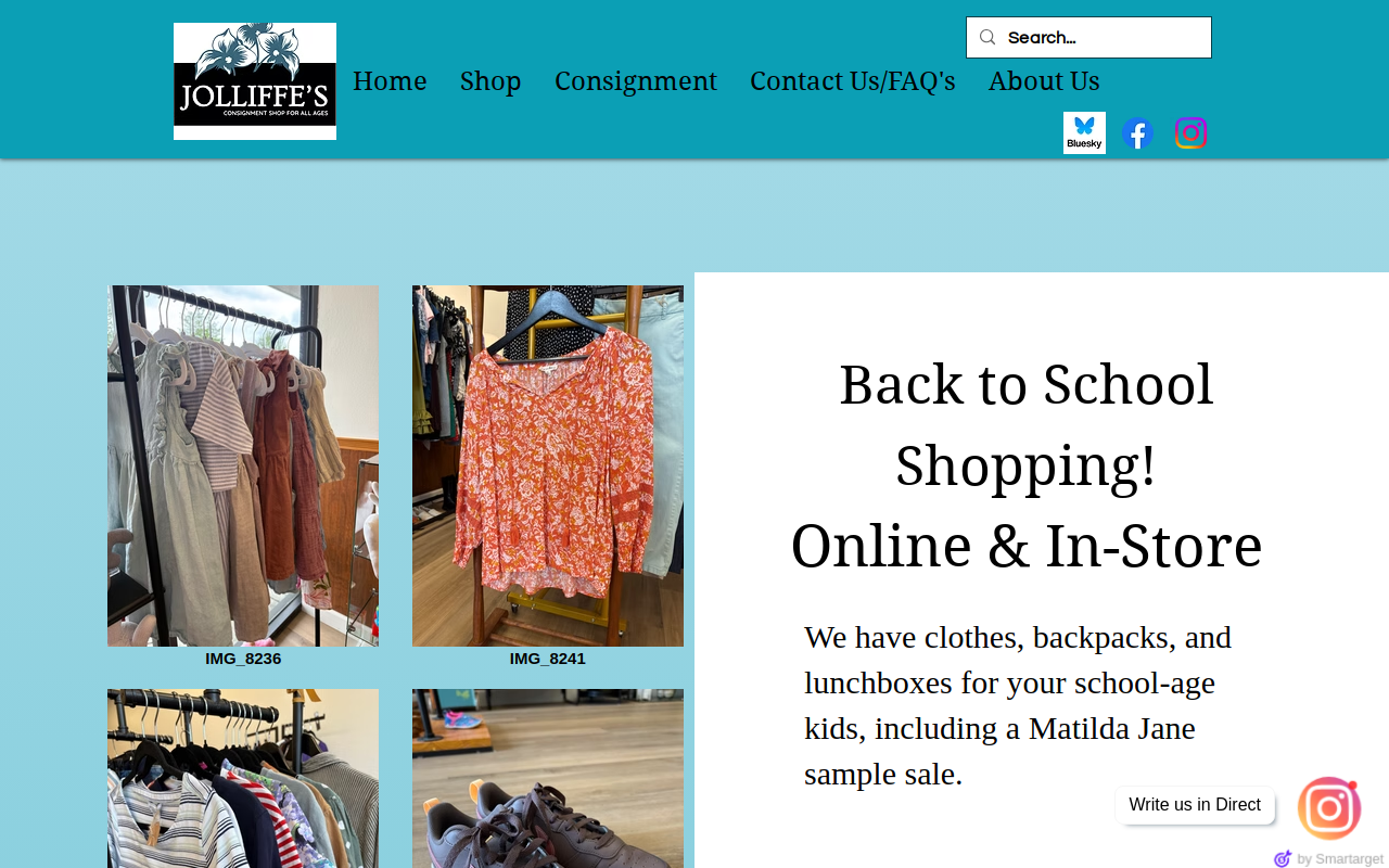 Jolliffe's website preview