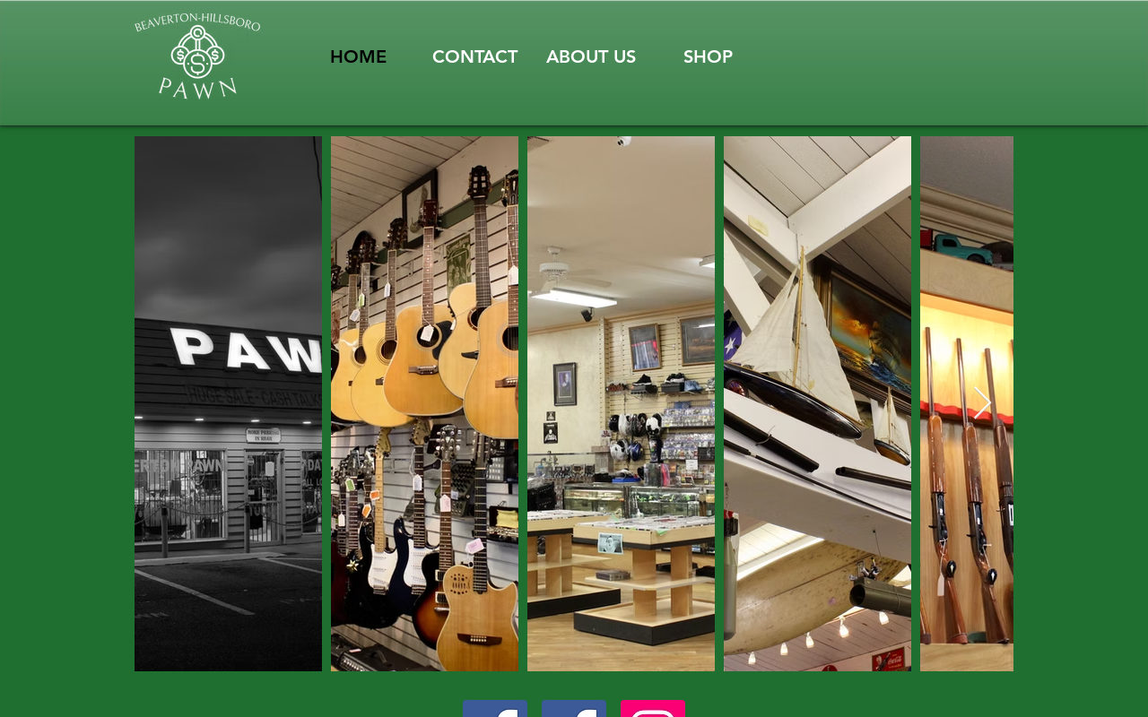 Beaverton Pawn website preview