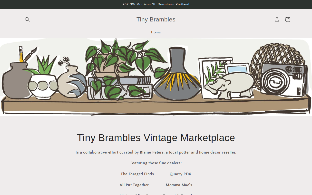 Tiny Brambles website preview