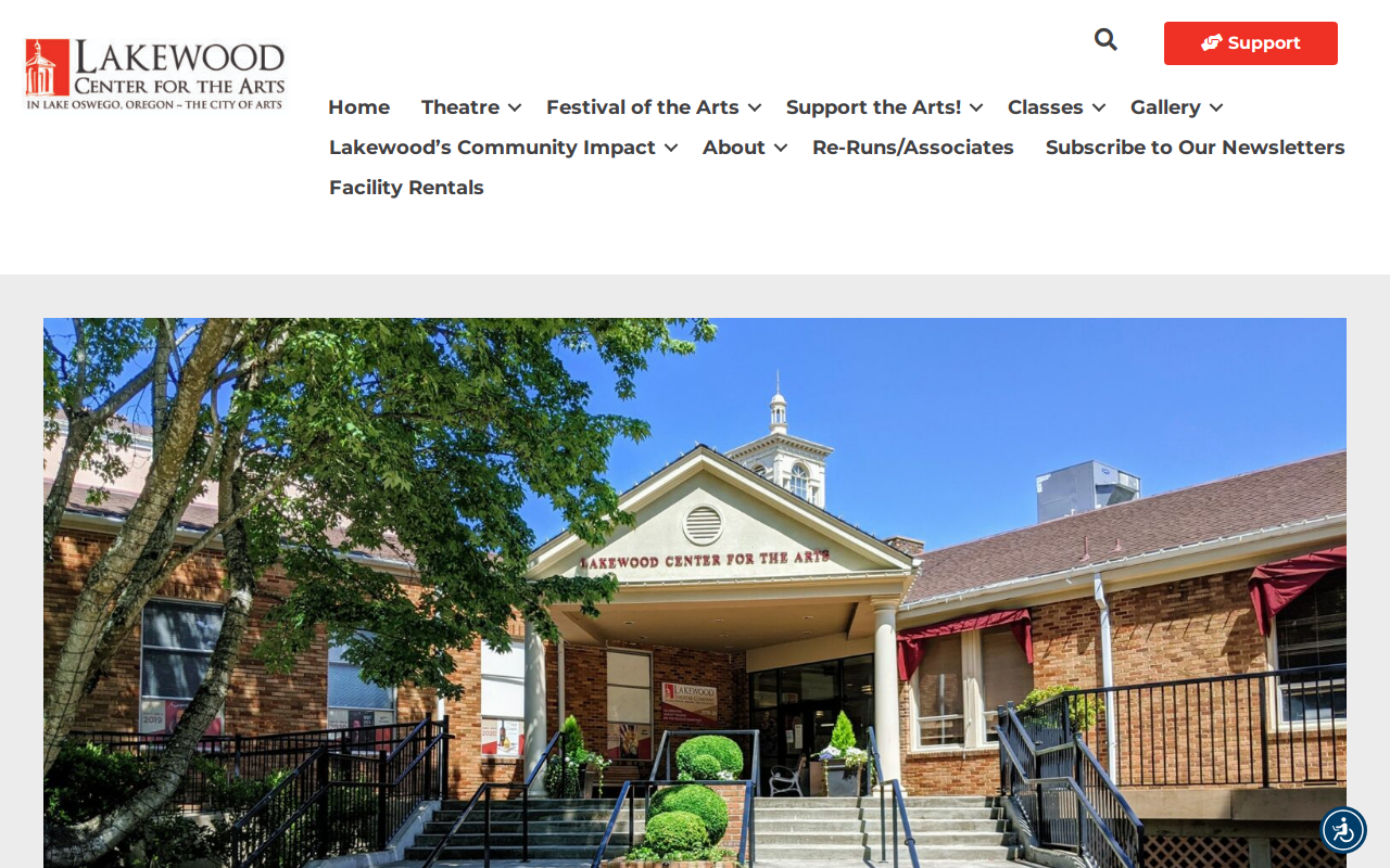 Re-Runs at the Lakewood Center website preview