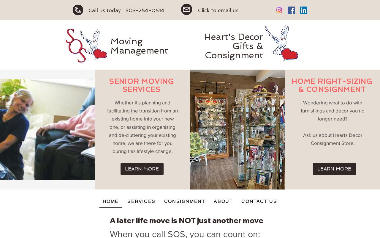 Hearts Decor Consignment Store website preview