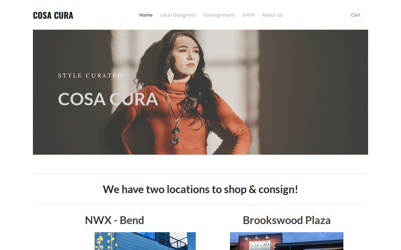Cosa Cura website preview