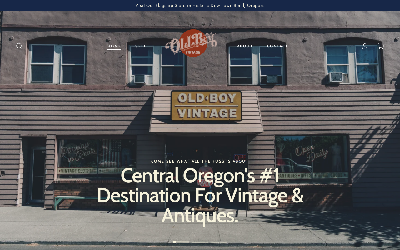 Old Boy Vintage website preview