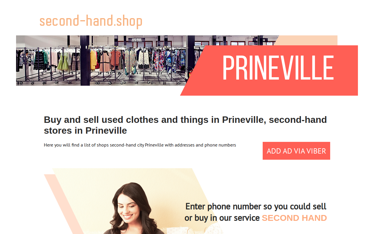 Neat Repeat Thrift Shop website preview