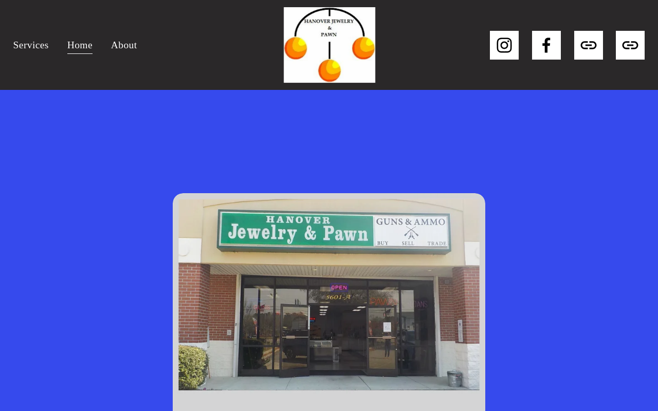 Hanover Jewelry & Pawn website preview