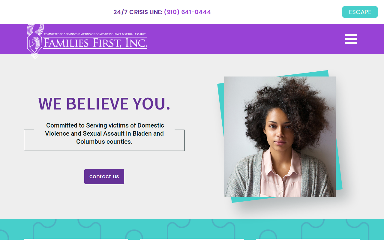 Families Values website preview