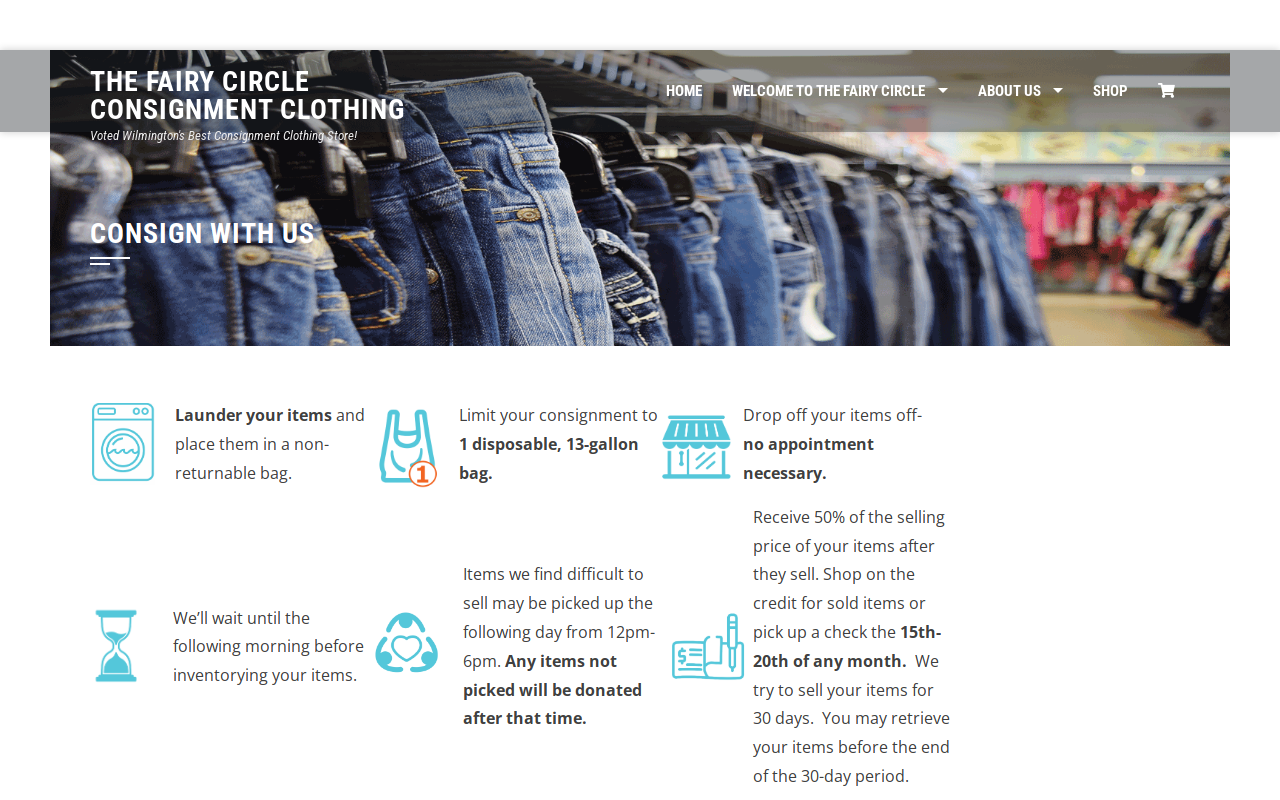 The Fairy Circle website preview