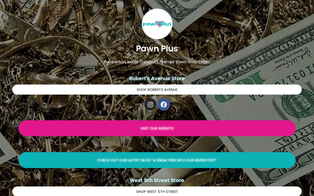 Pawn Plus website preview
