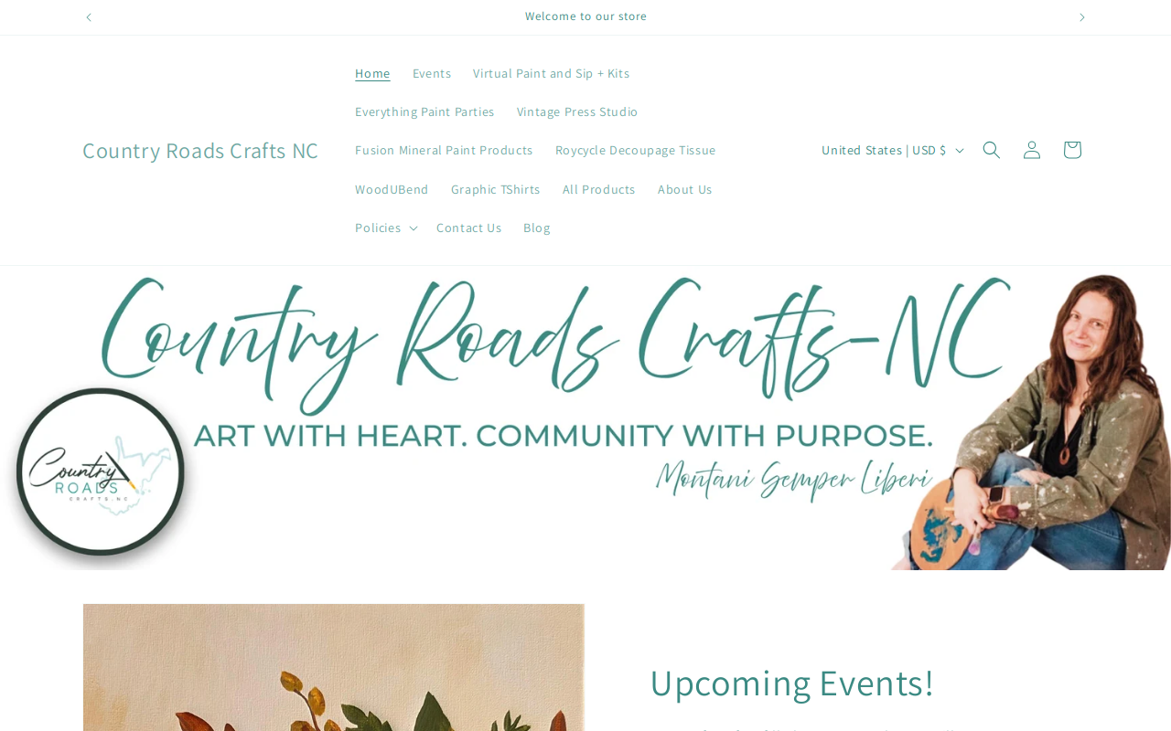 Country Roads Crafts Nc At Antique To Chic Vendor Market website preview