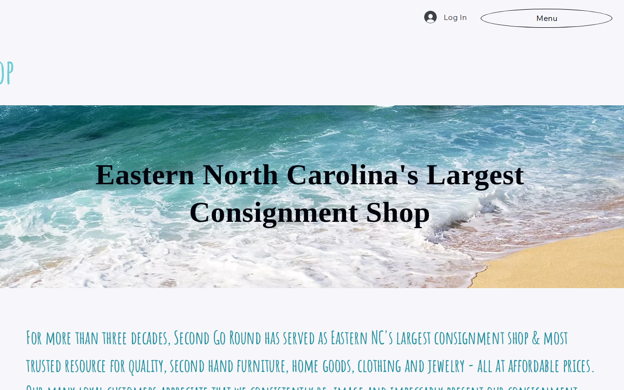 Second Go-Round Consignment website preview