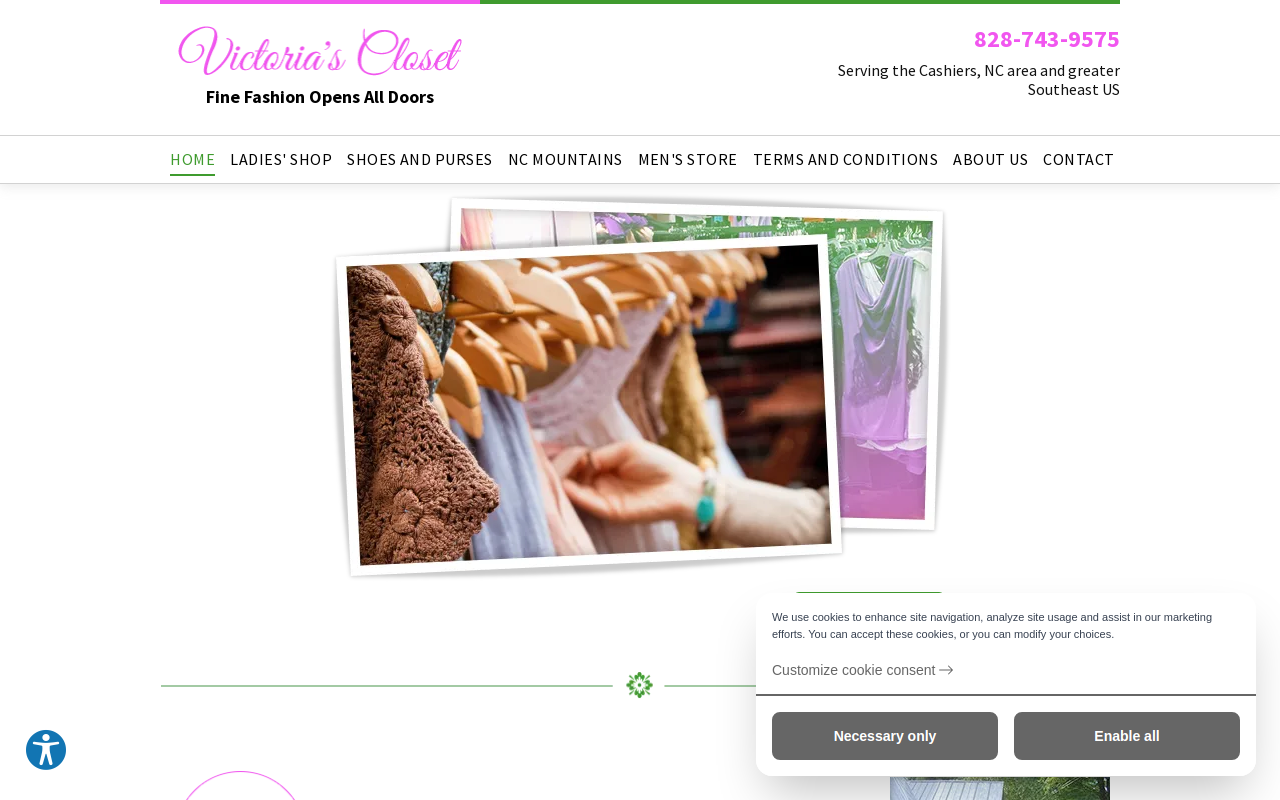 Victoria's Closet website preview