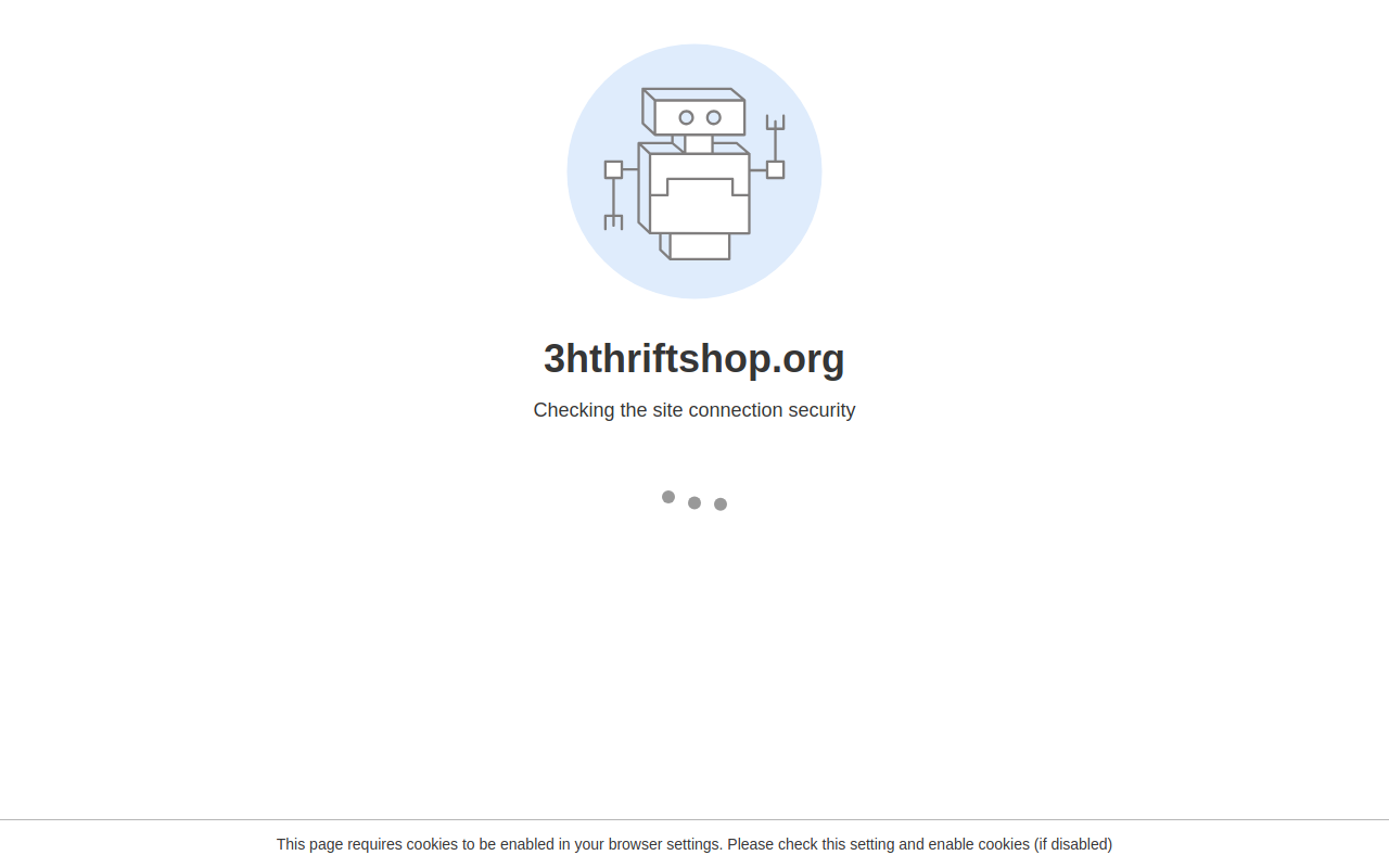 3H Thrift Shop website preview