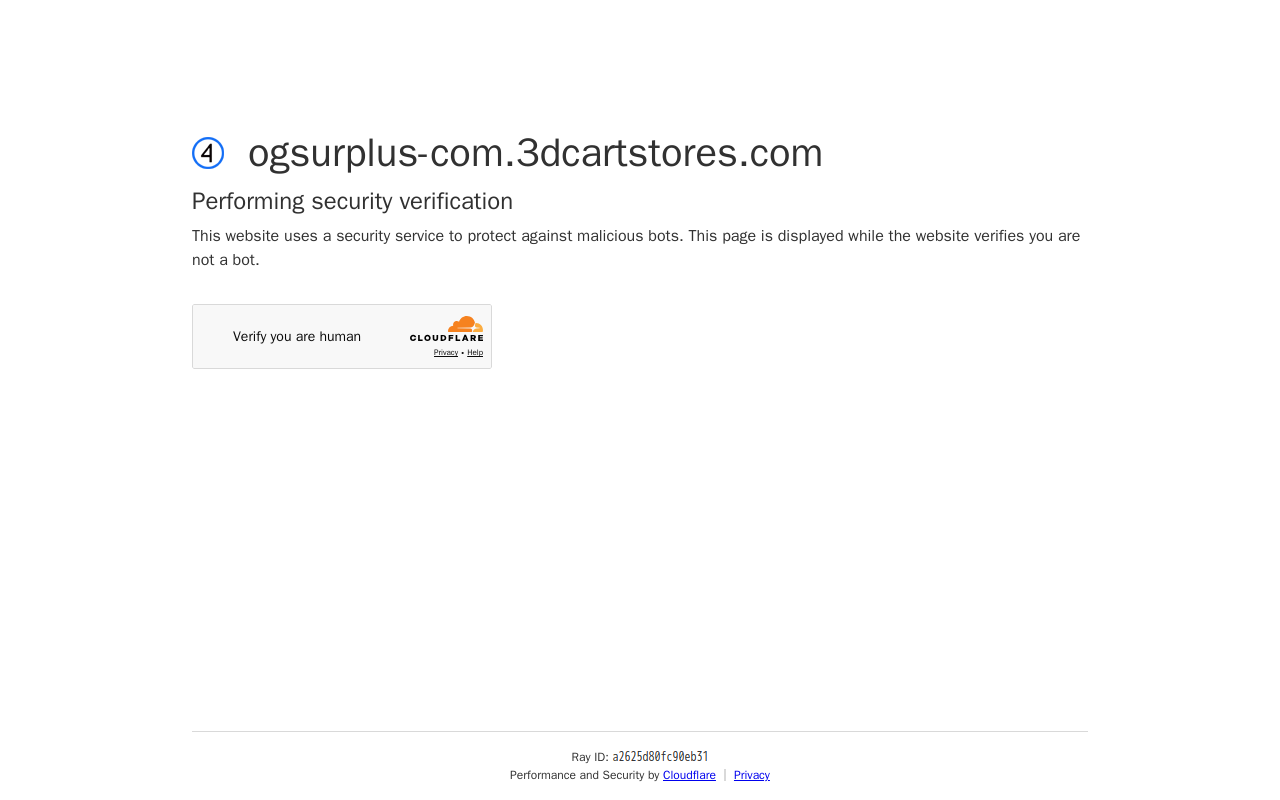 Old Grouch's Military Surplus website preview