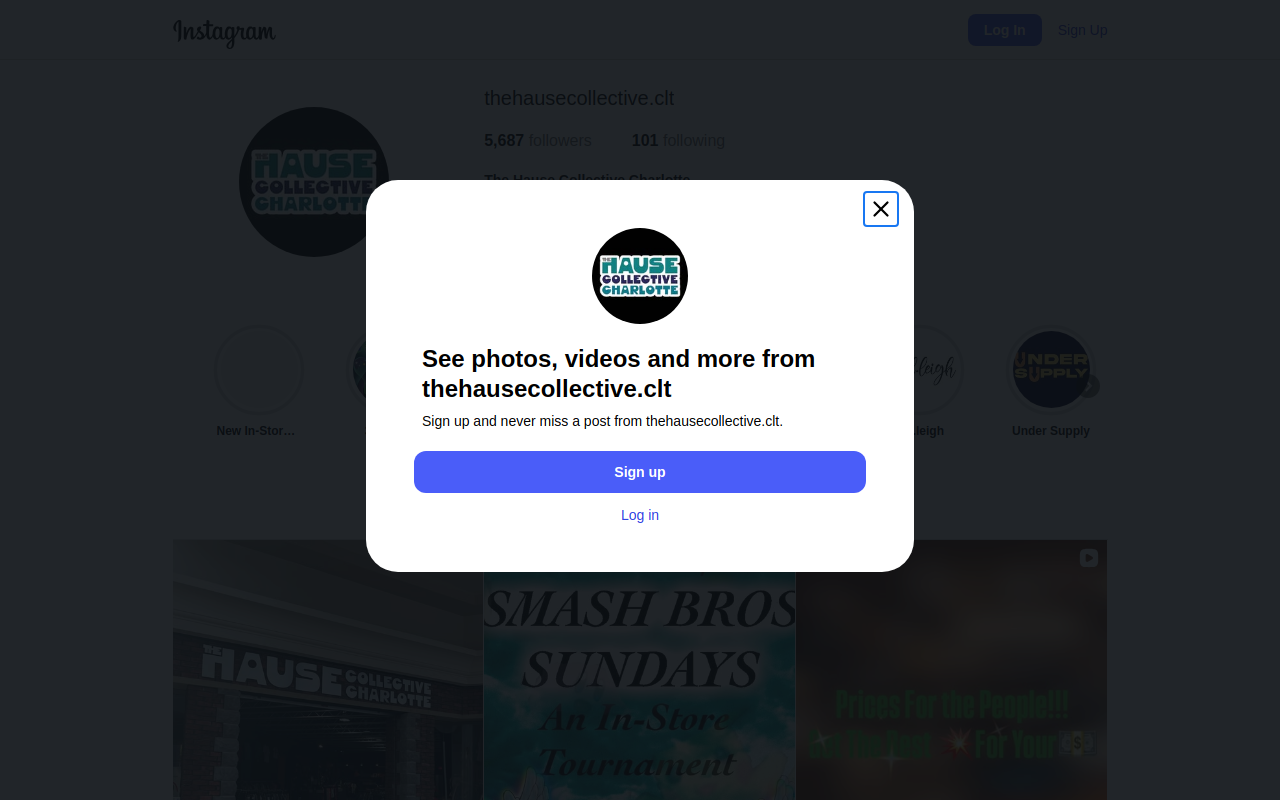 The Hause Collective Charlotte website preview