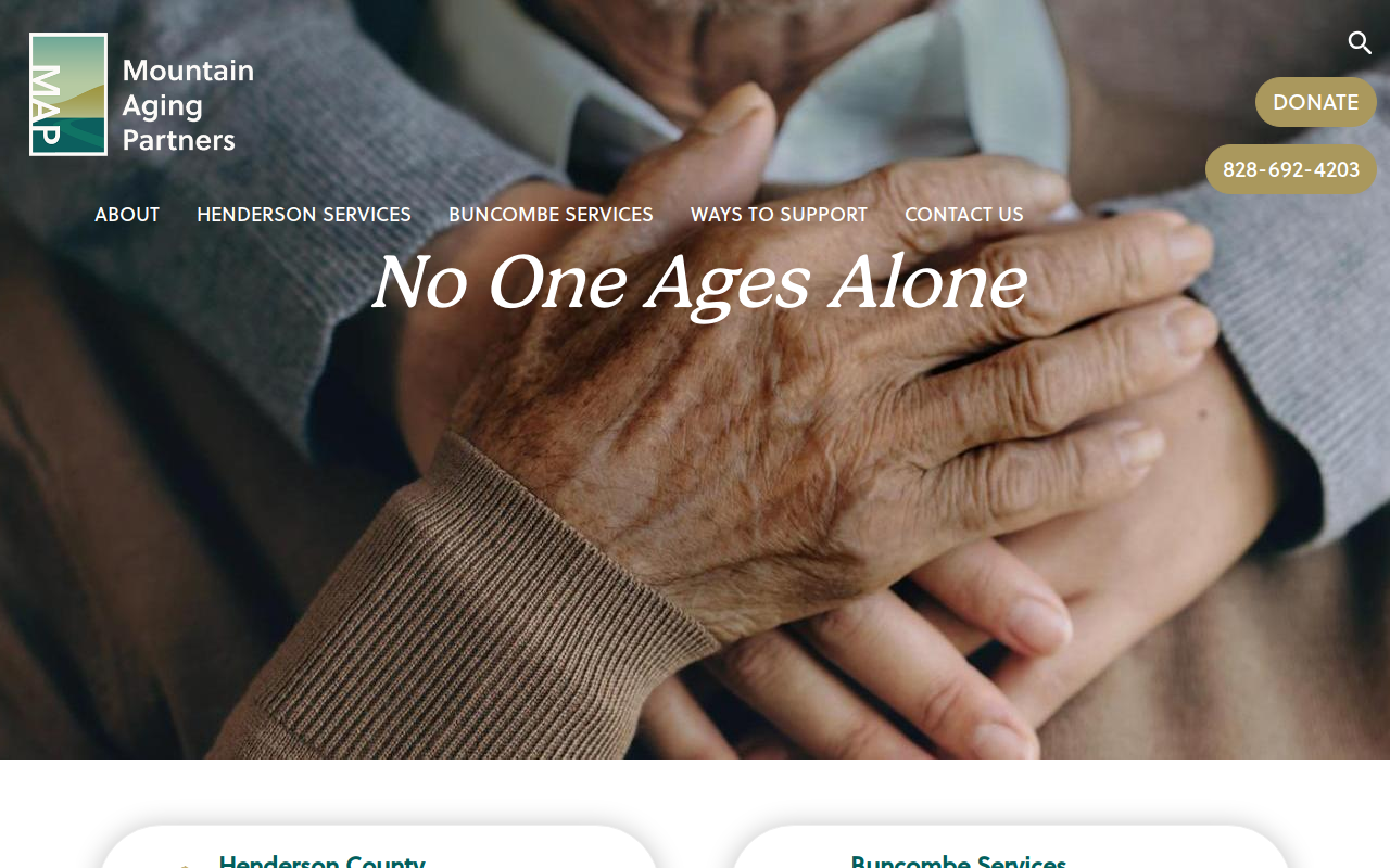 Council On Aging Thrift Store - Hendersonville website preview