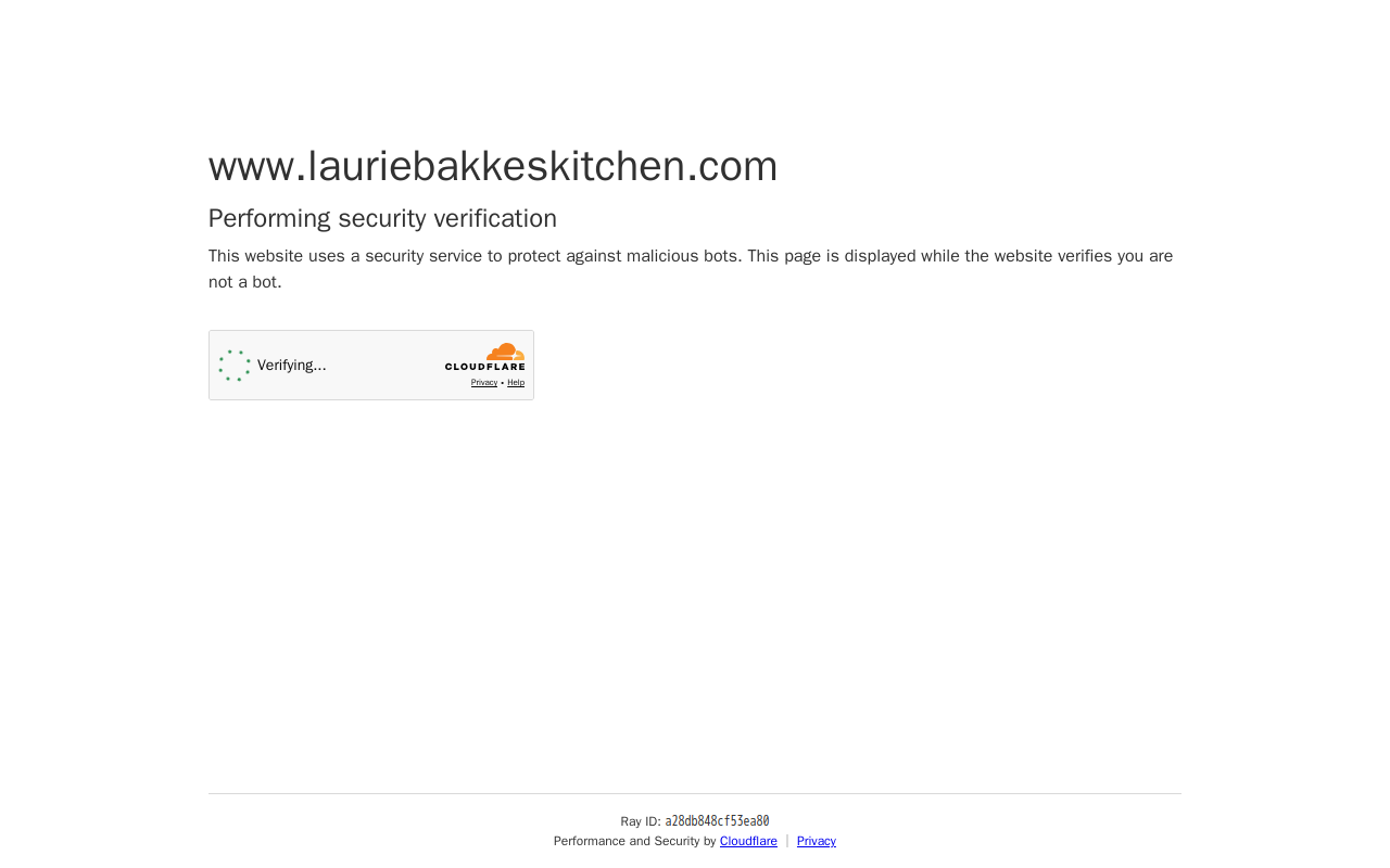 Laurie Bakke's Kitchen website preview