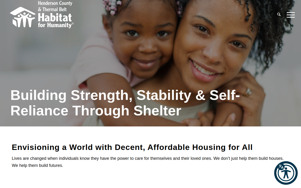 Fletcher Habitat for Humanity ReStore website preview