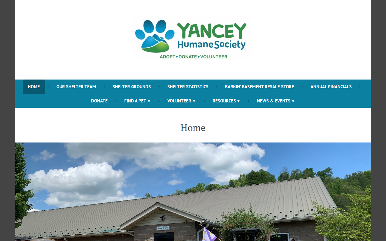Barkin' Basement Resale Store website preview