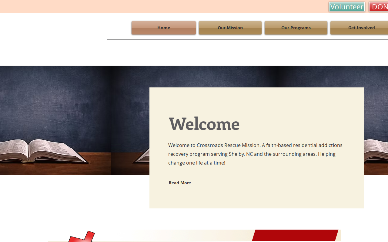 Crossroads Thrift website preview