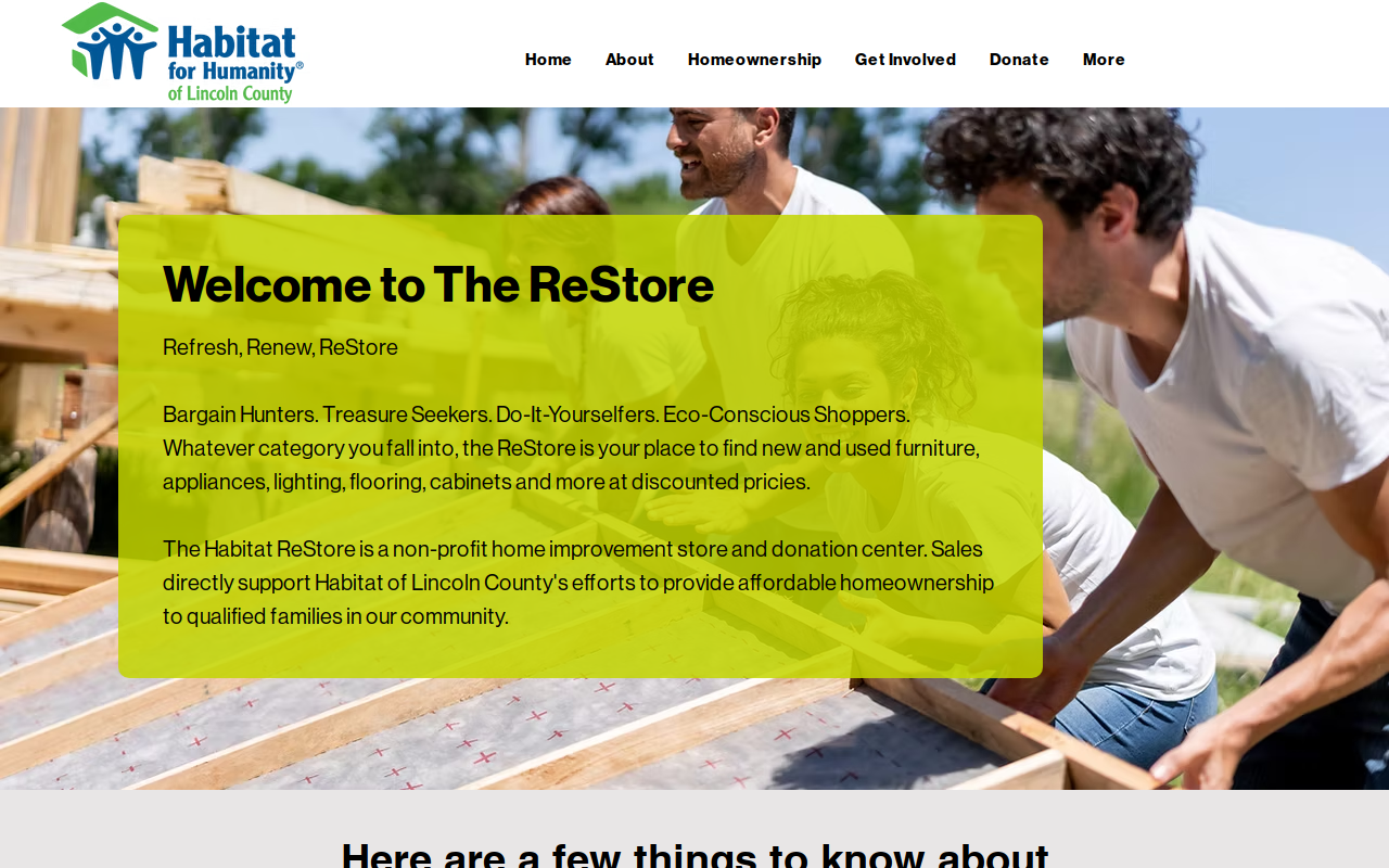 Denver ReStore website preview