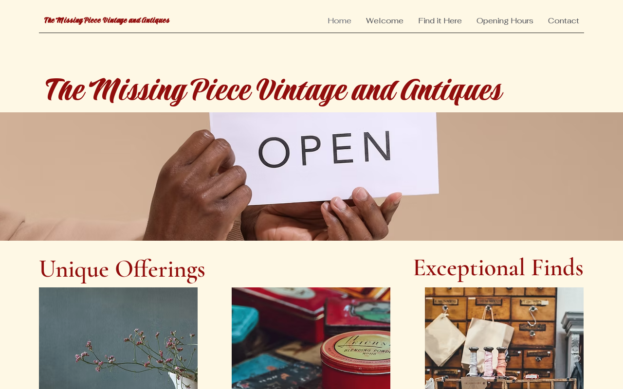 The Missing Piece website preview