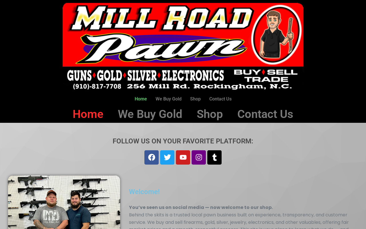 Mill Road Pawn website preview