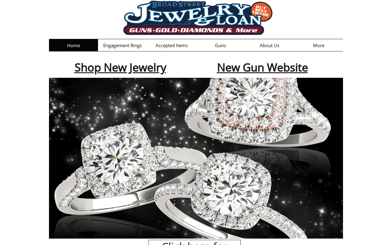 Broad Street Jewelry & Loan website preview