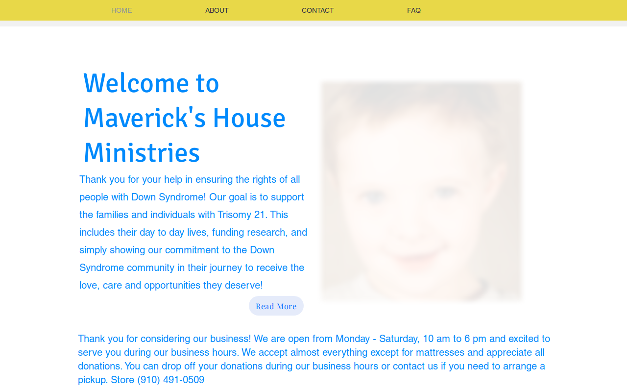 Maverick's House Ministries INC website preview