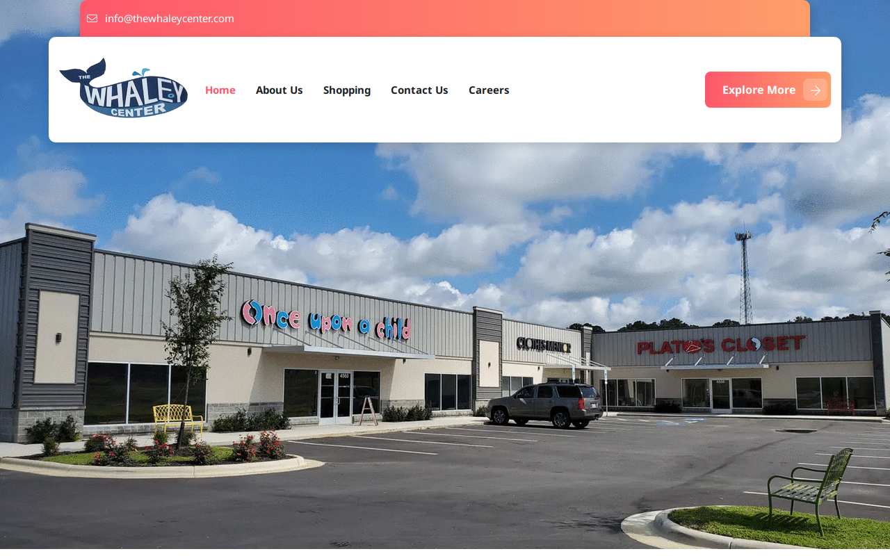 The Whaley Center website preview